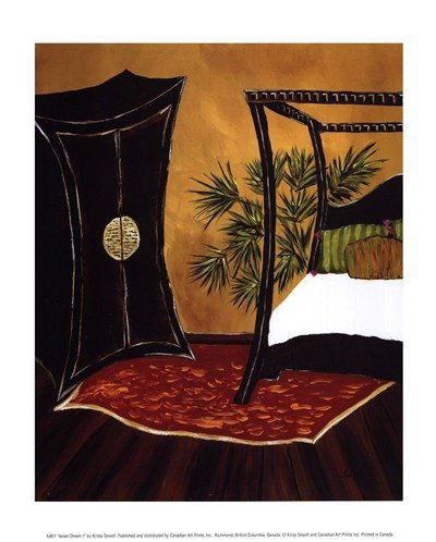Asian Dream I Finest LAMINATED Print Krista Sewell 10x12