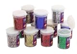 Glitter Assortment 12 - 3/4 0z. Bottles