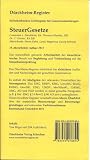 Produkt-Bild: Steuergesetze (2012): 204 bedruckte Griffregister