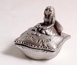 Small Pewter My Little Tooth Fairy box - suitable for a girl