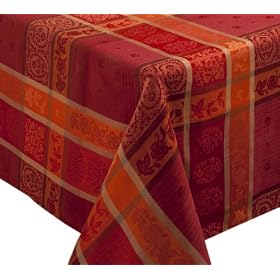 Triumph Yarn Dyed Jacquard Tablecloth, 60-Inch by 104-InchTriumph Yarn Dyed Jacquard Tablecloth