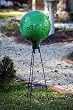 Green Ornament Gazing Ball