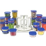 SMART SPIN Swirl-A-Round Storage food Containers by As Seen On TV