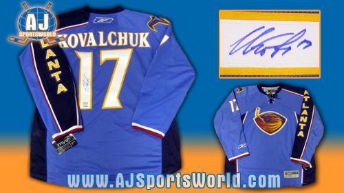 ILYA KOVALCHUK Atlanta Thrashers Signed RBK JERSEY