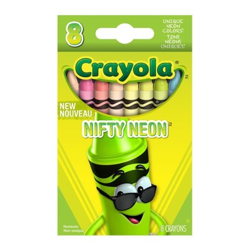 Crayola Nifty Neon Crayons 8 count (121587)