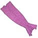Handmade Knitted Mermaid Tail Blanket Crochet，T-tviva All Seasons Warm Bed Blanket Sofa Quilt Living Room Sleeping Bag for Kids (kids/55.1