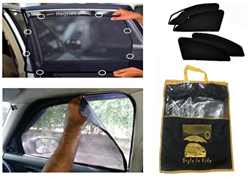 Buy Style In Ride Zipper Magnetic Car Sun Shade Car Curtains For