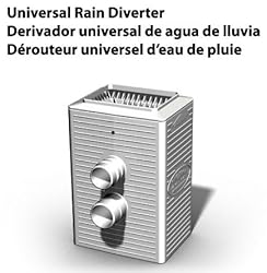 Downspout diverter for rain barrels -Generic-Works with any brand -Includes 23 connection hose.