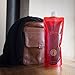 Big Betty On-The-Go Flexible Wine Bottle, Holds a Whole Bottle of Wine, 750 ml Capacity, Red