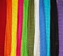 "ASSORTED" SOLID COLOR GAUZE SCARF