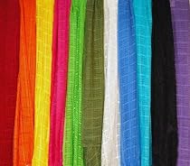 "ASSORTED" SOLID COLOR GAUZE SCARF