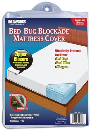 Ideaworks Bed Bug Blockade Mattress Cover- Full Size Mattress Ideaworks Bed Bug Blockade Mattress Cover- Full Size Mattress
