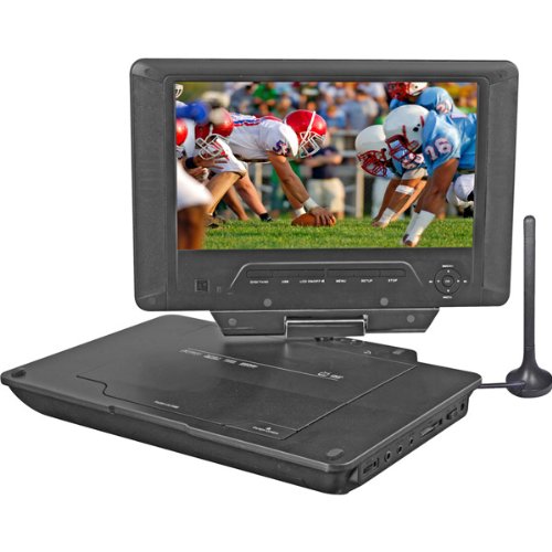 New-Quartet 9 Swivel Widescreen Portable TFT LCD DVD Player with Built-In ATSC Tuner - DE4068 New-Quartet 9 Swivel Widescreen Portable TFT LCD DVD Player with Built-In ATSC Tuner - DE4068