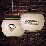 Pittsburgh Penguins 18 Inch Rice Paper Lamp NHL Hockey Fan Shop Sports Team Merchandise