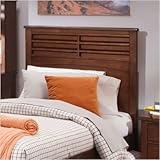 IMAGE OF Chelsea Square Youth Bedroom Panel Headboard in Burnished Tobacco Size: Full