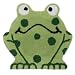 Frog-Shaped Rug - 25x25