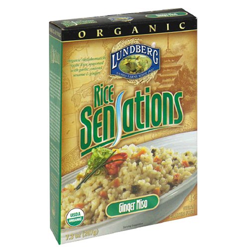 Lundberg Organic Ginger Miso Rice Sensation, 7.03-Ounce Units  (Pack of 12)