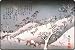 Art Poster, Evening Snow in Asakusa - 27.5 x 18.75