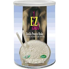 Maximum Intenational 1-EZ Diet, Soy Protein Shake, Vanilla, 17.6 Ounces