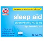 Rite Aid Sleep Aid, Nighttime, 72 tablets