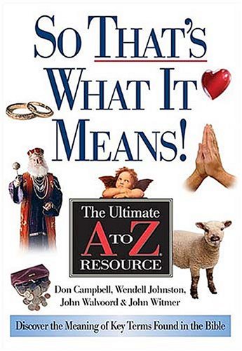 City Travel Guides Discounted  Books : So That's What It Means!: The Ultimate A to Z Resource
