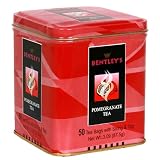 Review Bentley's  / Bentley's Royal Classic Pomegranate Tea, 50 Tea Bag Tin (Pack of 8)