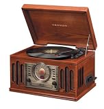 Crosley CR73 Conductor Entertainment Center Audio System, Paprika