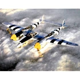 P-38 LIGHTNING 16 x 20 Military Art Print Posters
