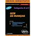 QCM de fran�ais : Cat�gories B et C