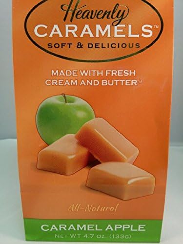J. Morgan Confections Heavenly Caramel Apple Caramels 4.7oz. Bag 3 pack