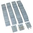100 Gray Hanging Earring Cards 2 Inch Jewelry Display