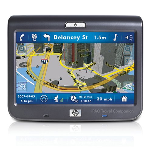 Hewlett-Packard iPAQ 310 Bluetooth 4.3-Inch Widescreen Portable GPS Navigator