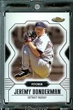 2007 Topps Finest #32 Jeremy Bonderman Baseball Card Detroit Tigers - Mint Condition - Shipped In Protective Display Case !!
