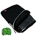 Durable Vertical Neoprene Sleeve with Exterior Accessory Pocket, (Black) for ASUS N53SV (Compatible with All Models) 15.6-Inch Versatile Entertainment Laptop + Bestpricecenter Mouse Pad