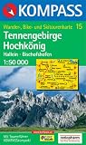 Kompass Karten, Tennengebirge; Hochk�nig (Nr.15): Wanderkarte mit Tourenf�hrer, Skitouren und Radrouten. GPS-geeignet - 