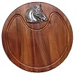 Wood Horse Head Cutting Board 13"D