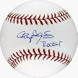 Roger Clemens Autographed MLB Baseball with Rocket Inscription