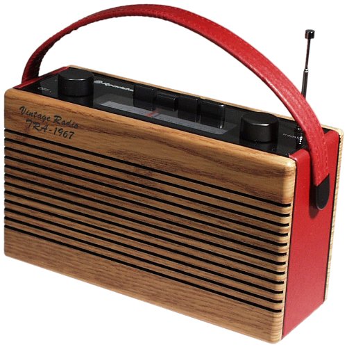 Roadstar TRA-1967/RD tragbares Radio mit Netz-/Batteriebetrieb (16 Watt) rot Preisvergleich