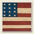 Grand Old Flag AMERICANA New Stone Coaster Set of 4