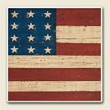 Grand Old Flag AMERICANA New Stone Coaster Set of 4