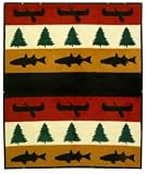 Camp Boundary Waters Cuddle Wrap - 55 X 67 - "Wrap, Zip & Snap"