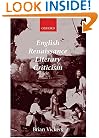 English Renaissance Literary Criticism