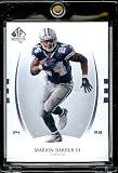 2007 SP Authentic # 56 Marion Barber - Cowboys - NFL Trading Card - Football Card - Mint Condition - Shipped In Protective Screw Down Display Case