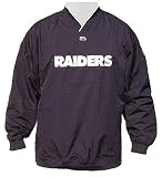 Oakland Raiders Adult Black NFL Lightweight Pullover Windjacket By VF Imagewear