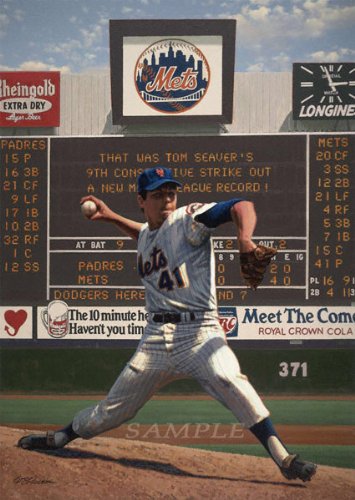 New York Mets - Seaver's 10K Day - Large - Unframed Giclee