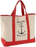 Tommy Hilfiger Anchor Print Boat Tote