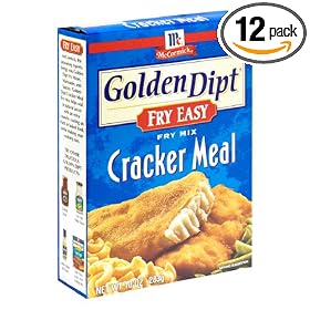 McCormick Golden Dipt Seafood Fry Mix, Cracker Meal, 10-Ounce Unit (Pack of 12)