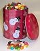Gourmet Food : Scott's Cakes Assorted Mix Jelly Belly Jelly Beans in a Red Snowman Can