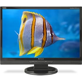NEC AccuSync LCD22WMGX-BK 22 inch Wide Screen 2000:1 5ms DVI/HDMI LCD Monitor (Black)