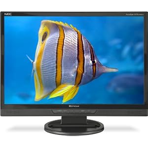 NEC AccuSync LCD22WMGX-BK 22 inch Wide Screen 2000:1 5ms DVI HDMI LCD Monitor (Black) by 